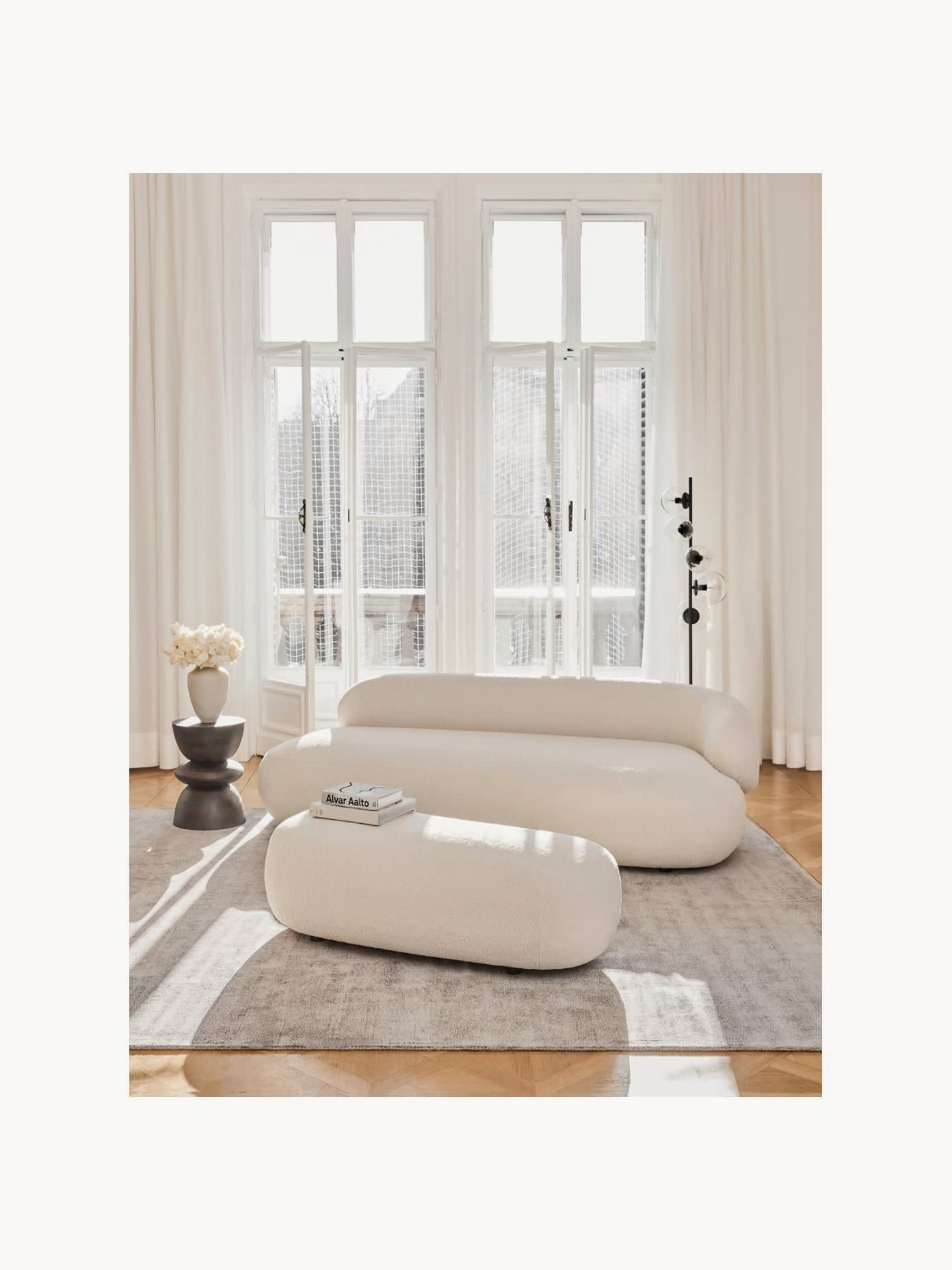 Lux Alba Teddy Couch (3-Seater)