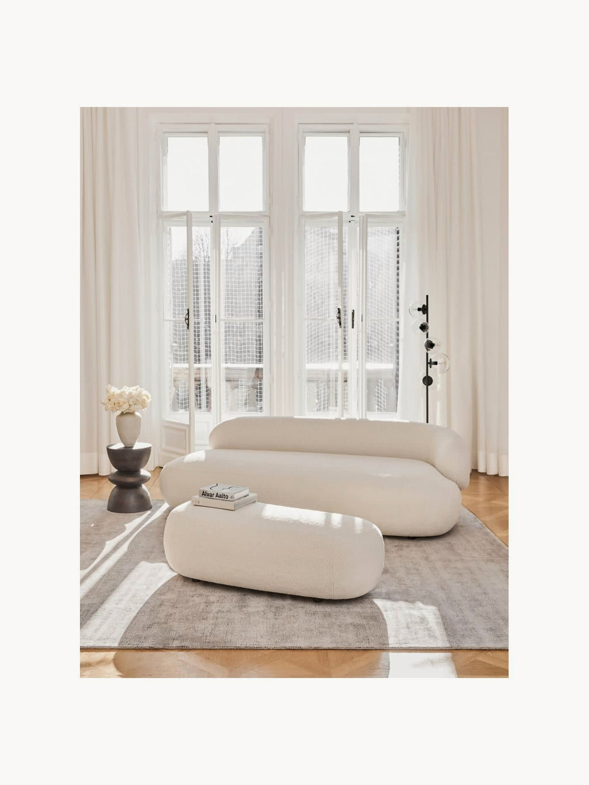 Lux Alba Teddy Couch (3-Seater)