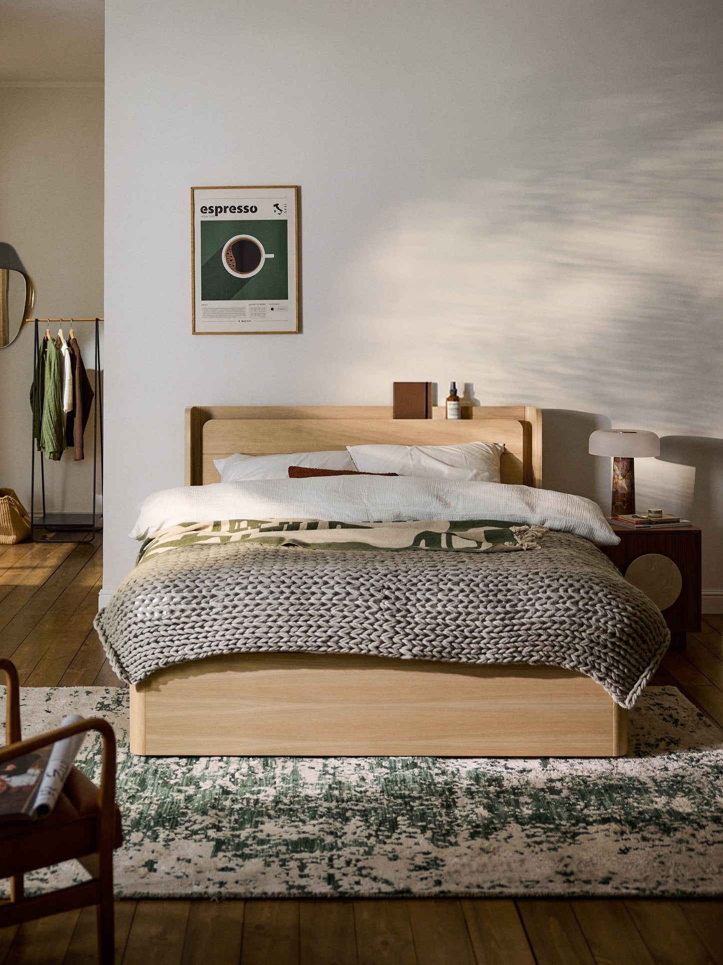 Lux Allow Timber Bed with Drawers