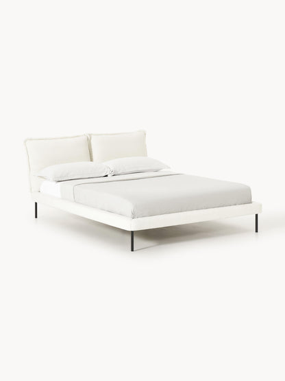 Lux Amelia Teddy Bouclé Bed, Upholstered