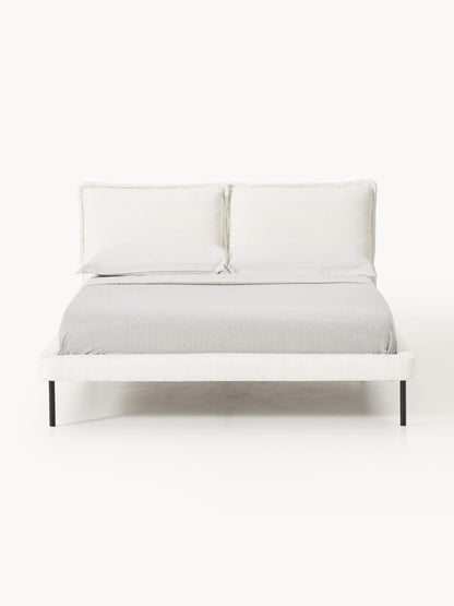 Lux Amelia Teddy Bouclé Bed, Upholstered