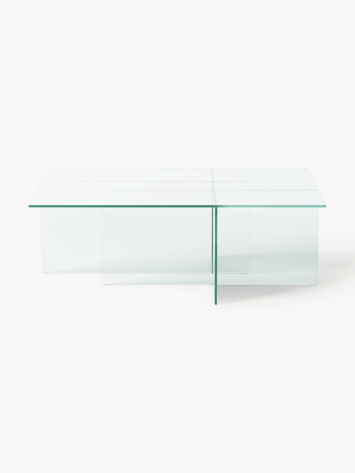 Lux Anouk Coffee Table in Glass (W 102 cm)