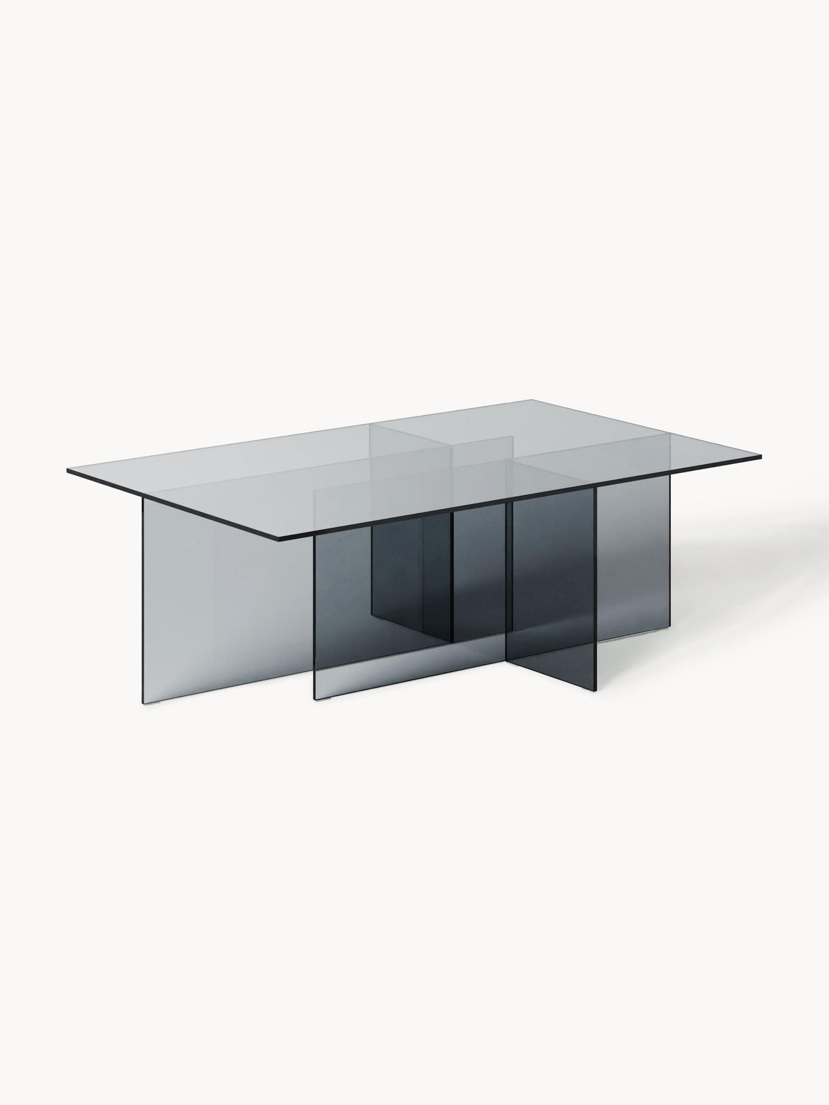 Lux Anouk Coffee Table in Glass (W 102 cm)