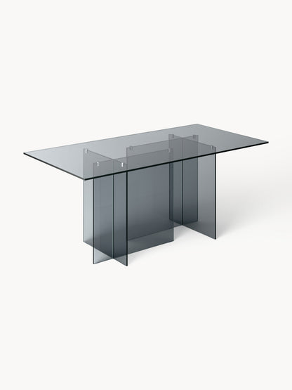 Lux Anouk Dining Table Made from Glass, 180 x 90 cm