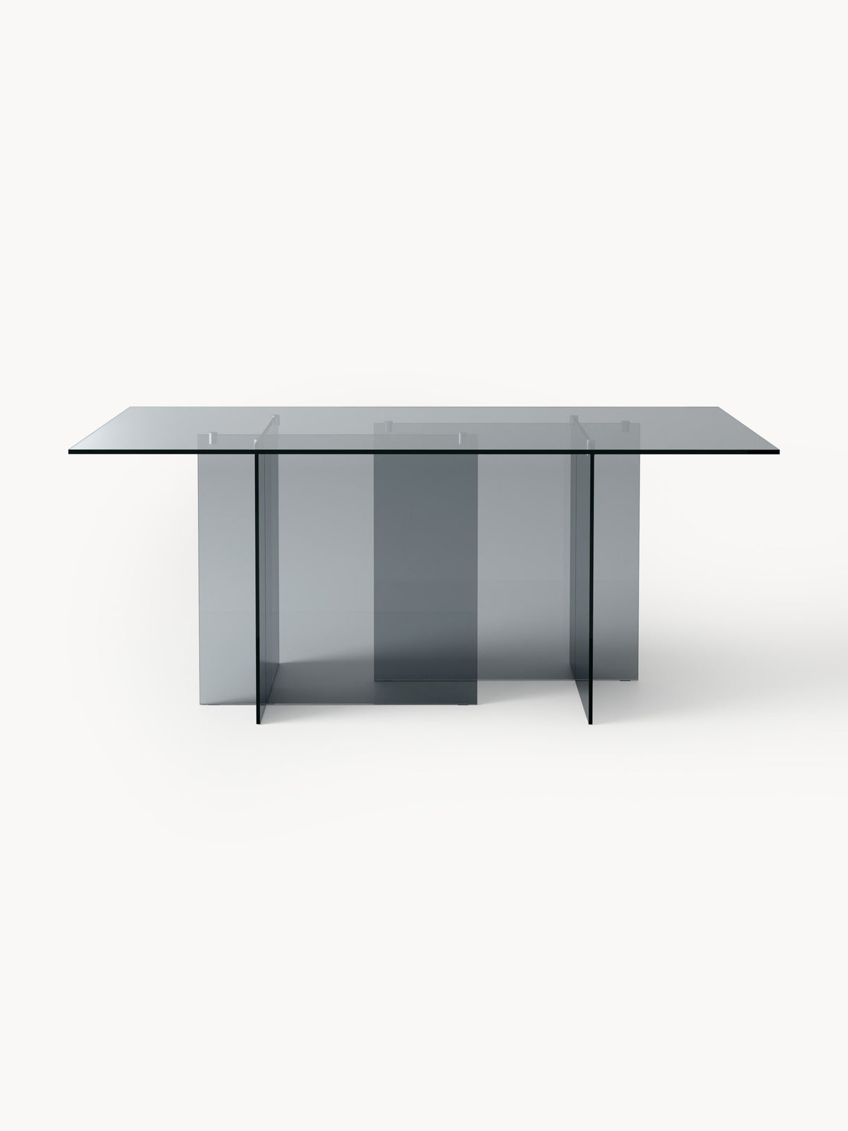 Lux Anouk Dining Table Made from Glass, 180 x 90 cm