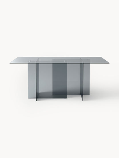 Lux Anouk Dining Table Made from Glass, 180 x 90 cm