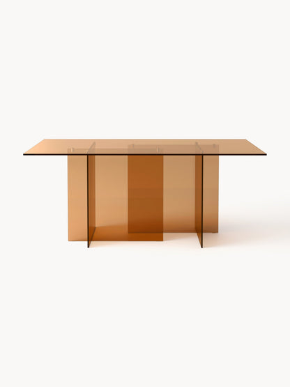 Lux Anouk Dining Table Made from Glass, 180 x 90 cm