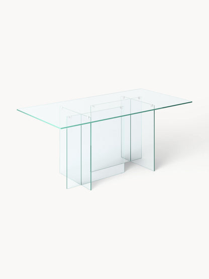 Lux Anouk Dining Table Made from Glass, 180 x 90 cm