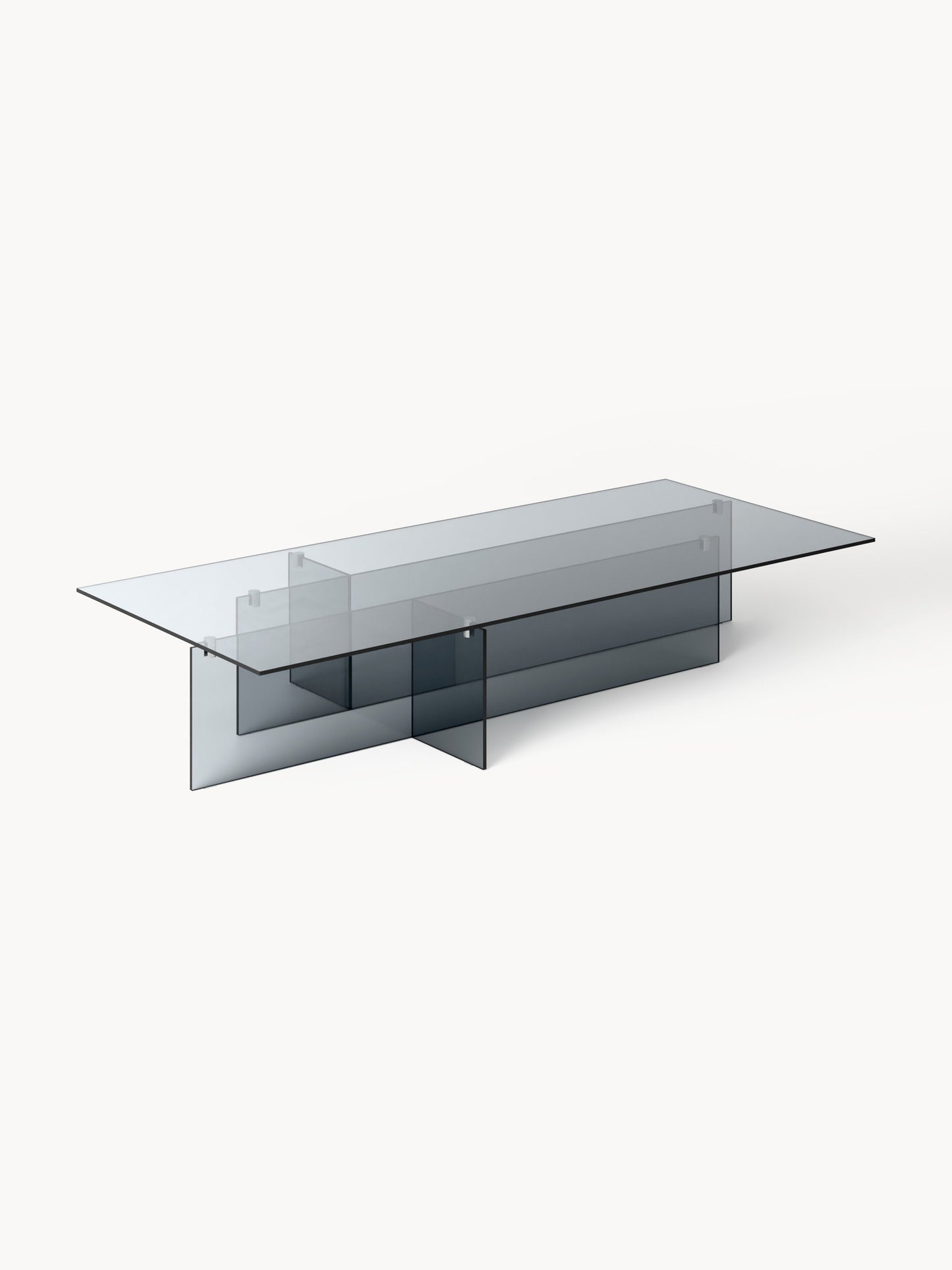 Lux Anouk Large Coffee Table in Glass (W 160 cm)