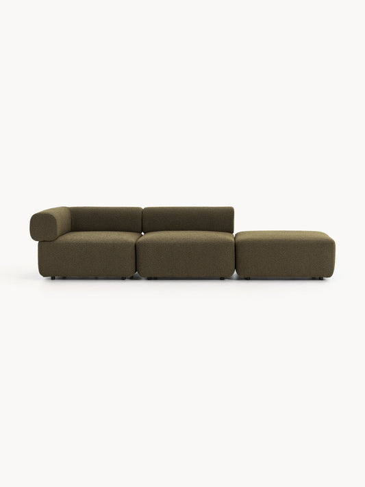 Lux Anton Modular Bouclé Footstool