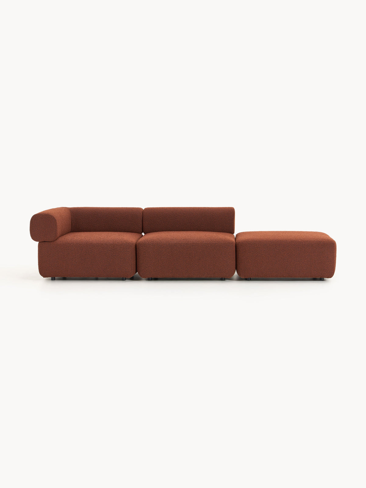 Lux Anton Modular Bouclé Footstool