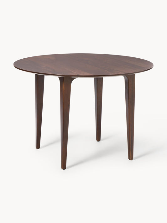Lux Archie Round Dining Table, Ø 110 cm, in Mango Wood
