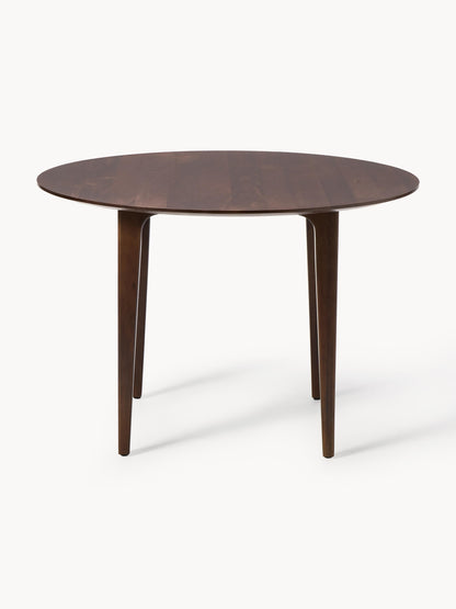 Lux Archie Round Dining Table, Ø 110 cm, in Mango Wood