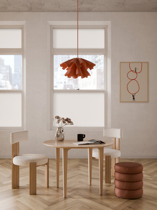 Lux Archie Round Dining Table, Ø 110 cm, in Oak