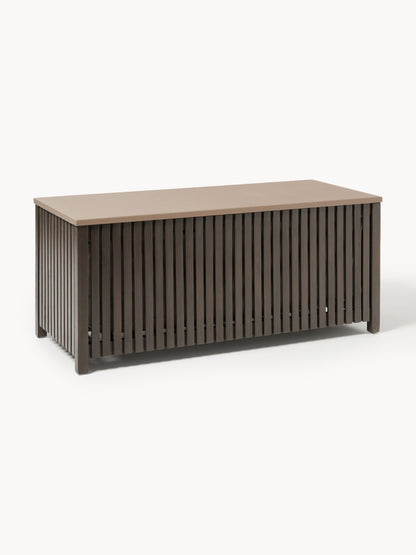 Lux Arkin Acacia Wood Garden Storage Box with Insert, Measuring W 129 cm