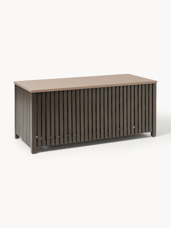 Lux Arkin Acacia Wood Garden Storage Box with Insert, Measuring W 129 cm