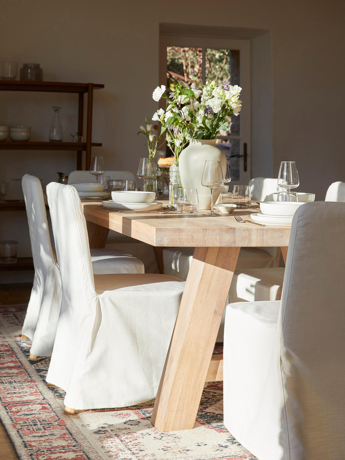 Lux Ashton Dining Table Made from Oak, in Various Sizes