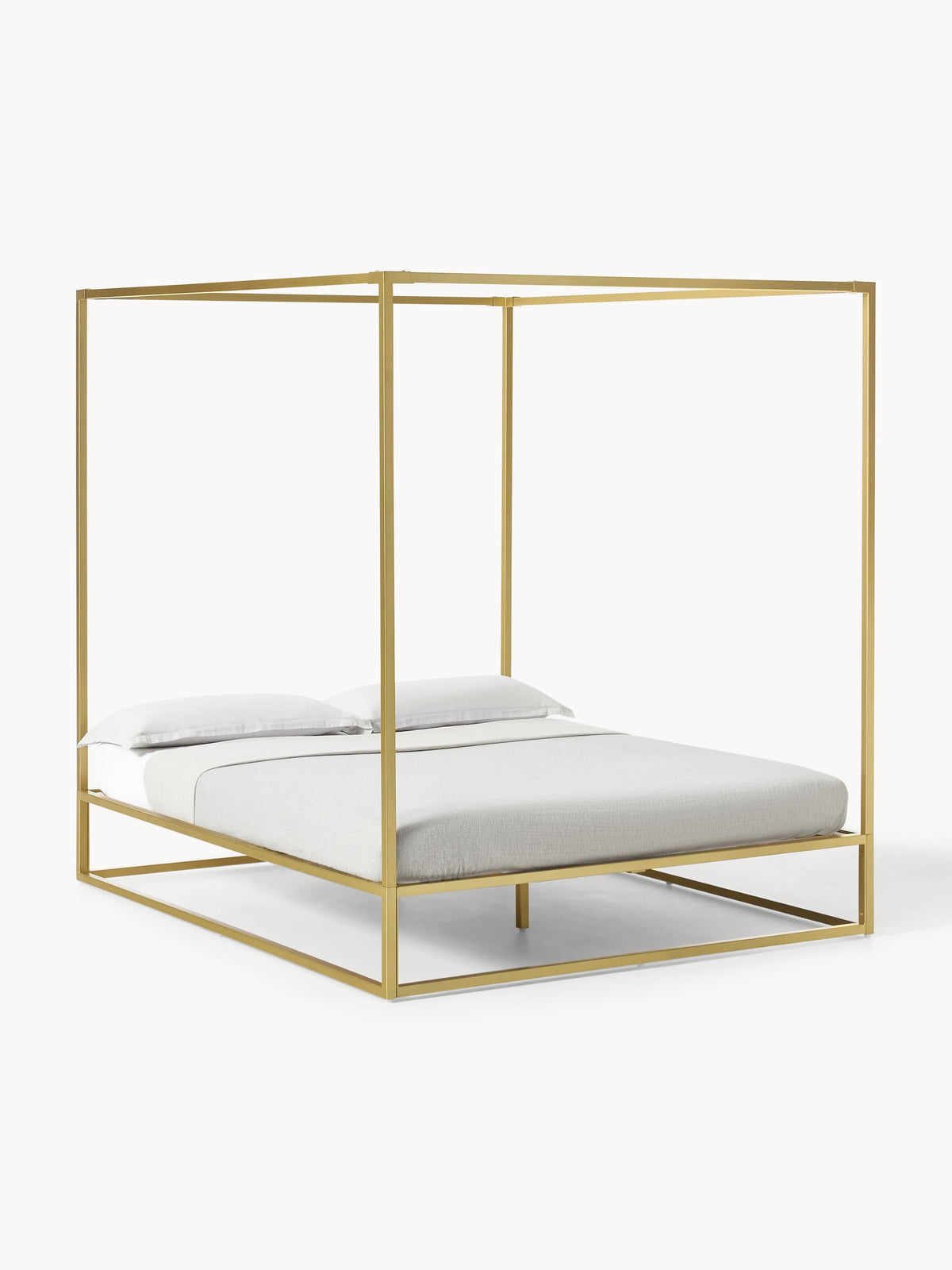 Lux Belle Four-Poster Metal Bed
