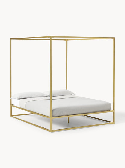 Lux Belle Four-Poster Metal Bed