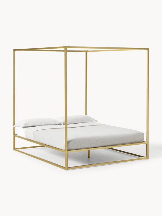 Lux Belle Four-Poster Metal Bed