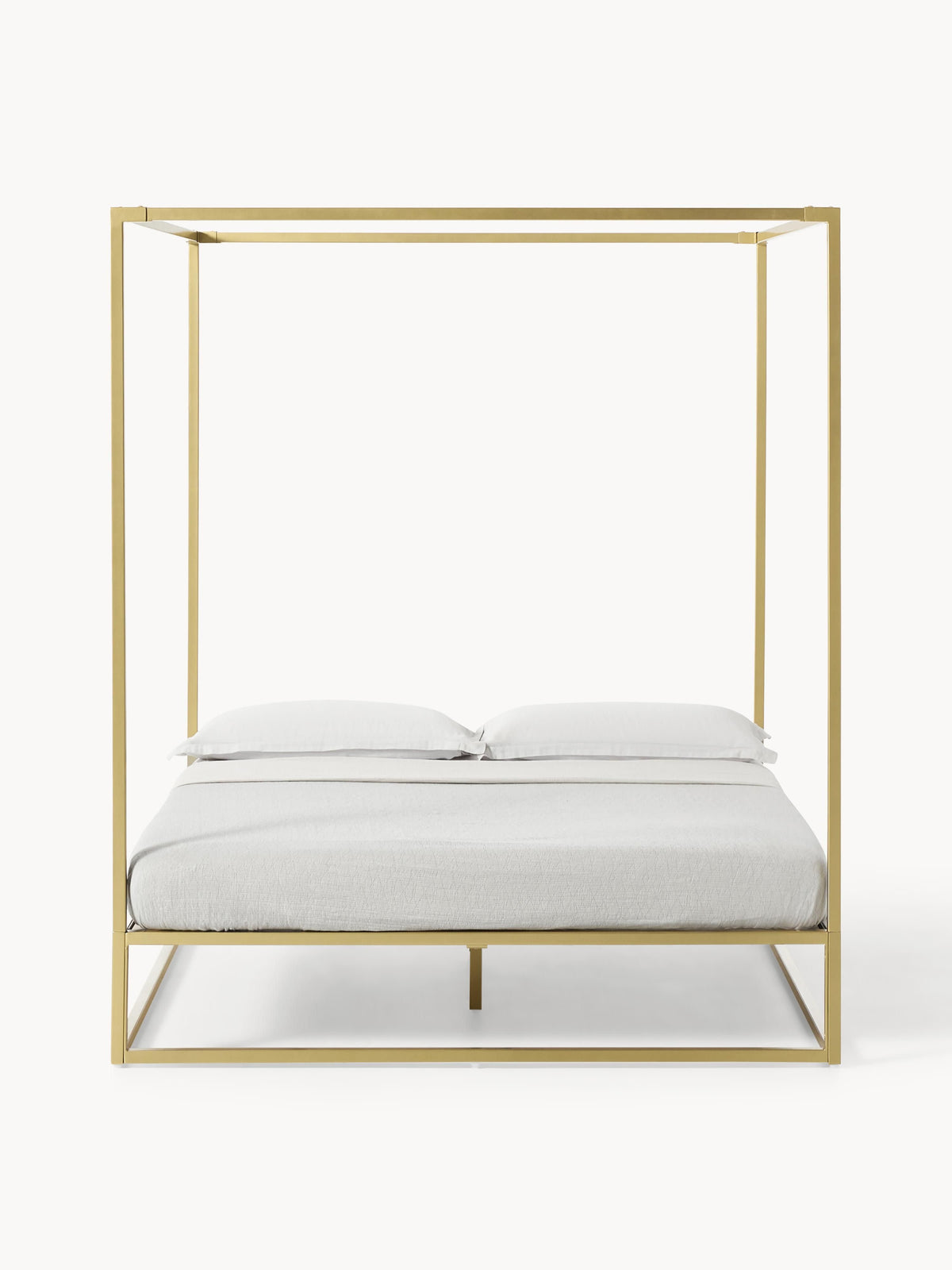 Lux Belle Four-Poster Metal Bed