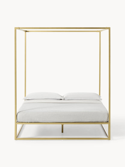 Lux Belle Four-Poster Metal Bed