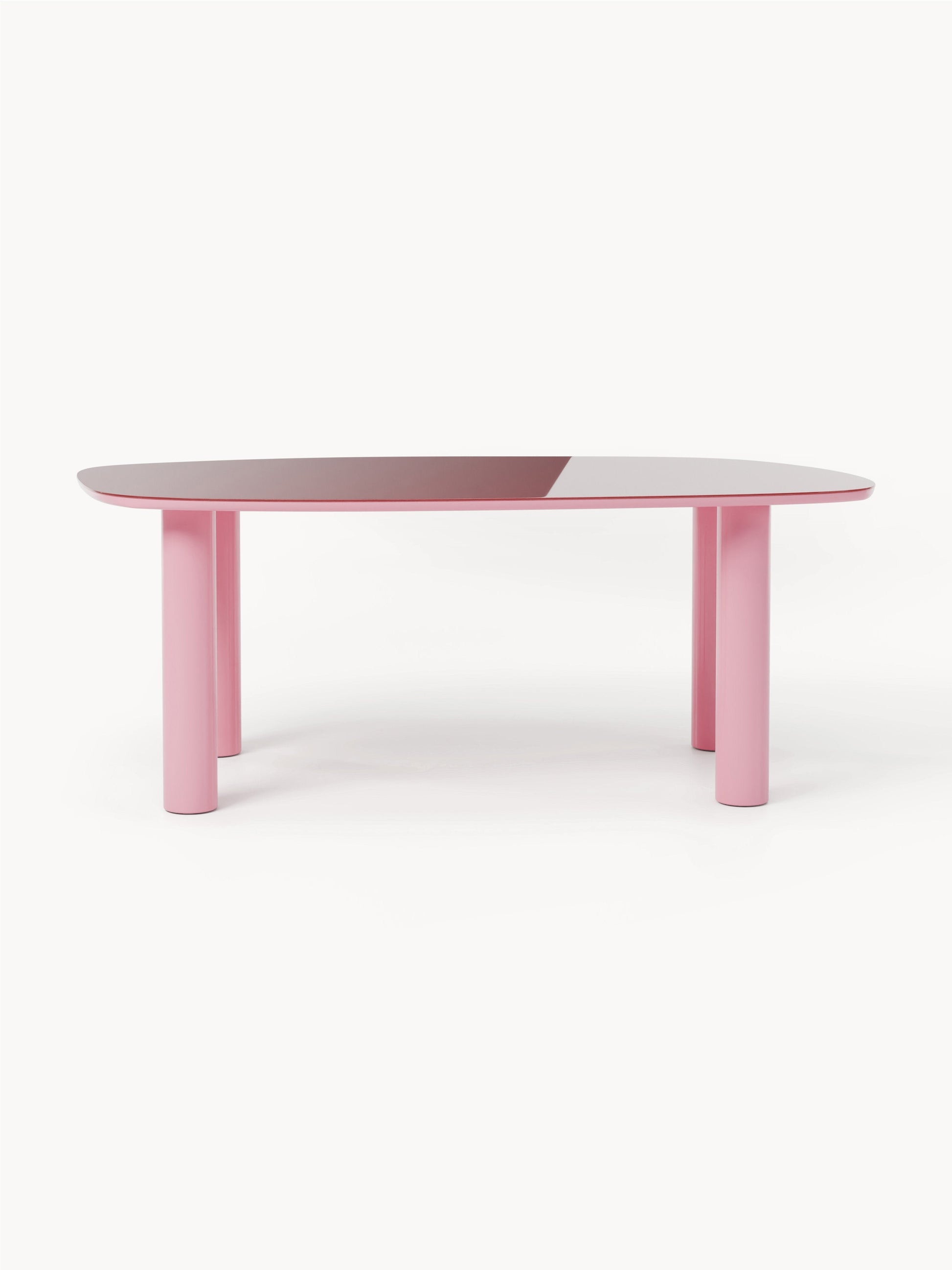 Lux Beni Organic Glass-Top Dining Table, 200 x 110 cm