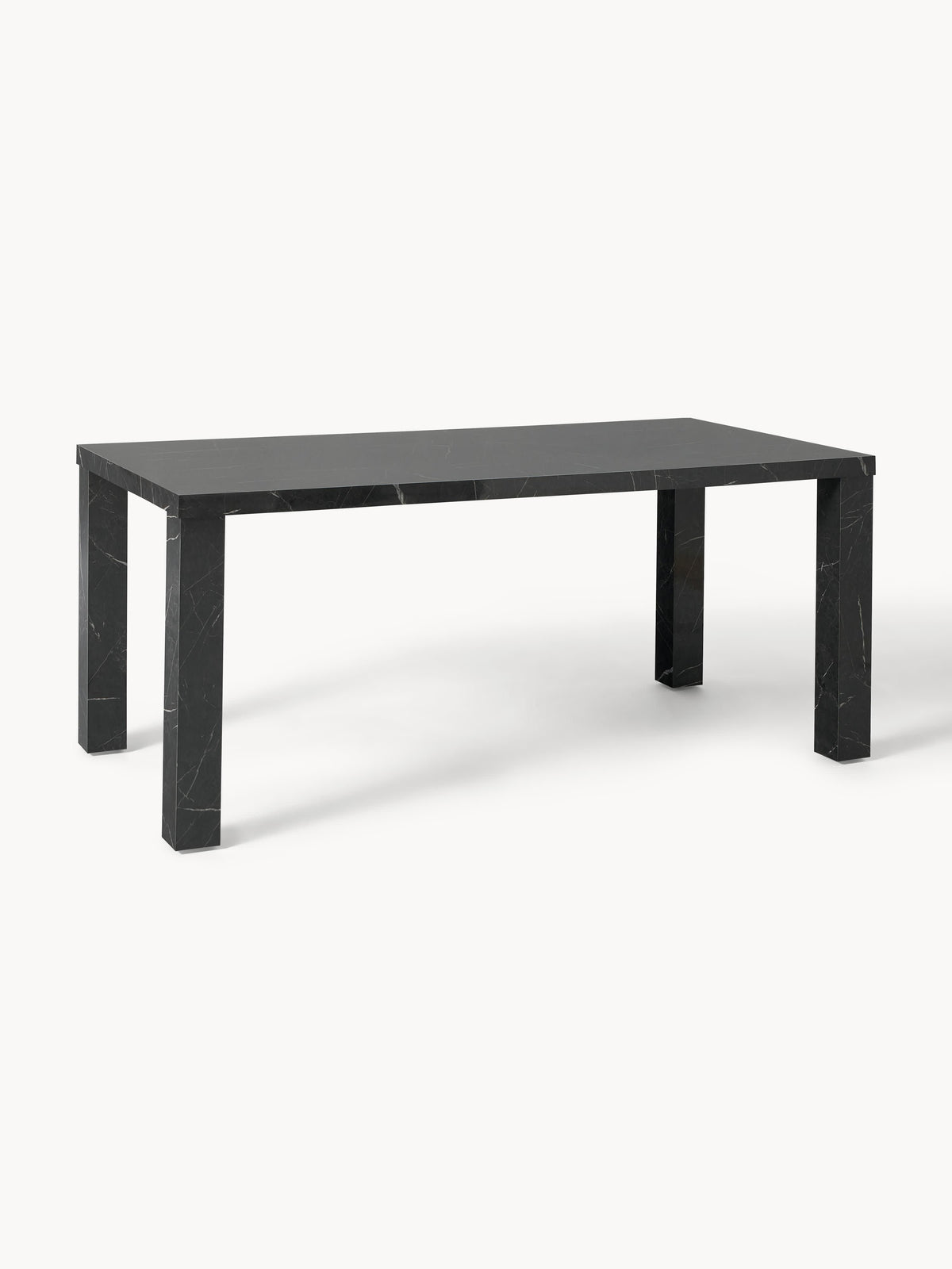 Lux Carl Marble-Look Dining Table, Measuring 180 x 90 cm