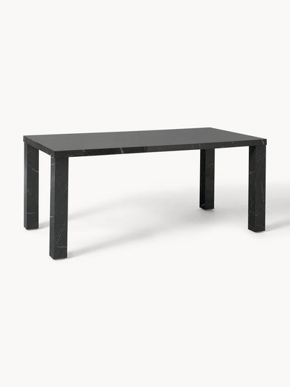 Lux Carl Marble-Look Dining Table, Measuring 180 x 90 cm