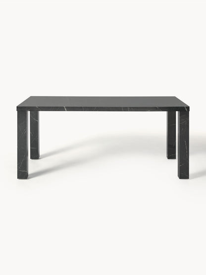 Lux Carl Marble-Look Dining Table, Measuring 180 x 90 cm