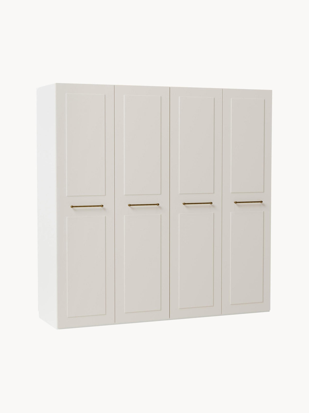 Lux Charlotte Modular Hinged-Door Wardrobe in Various Sizes, 200 cm Wide