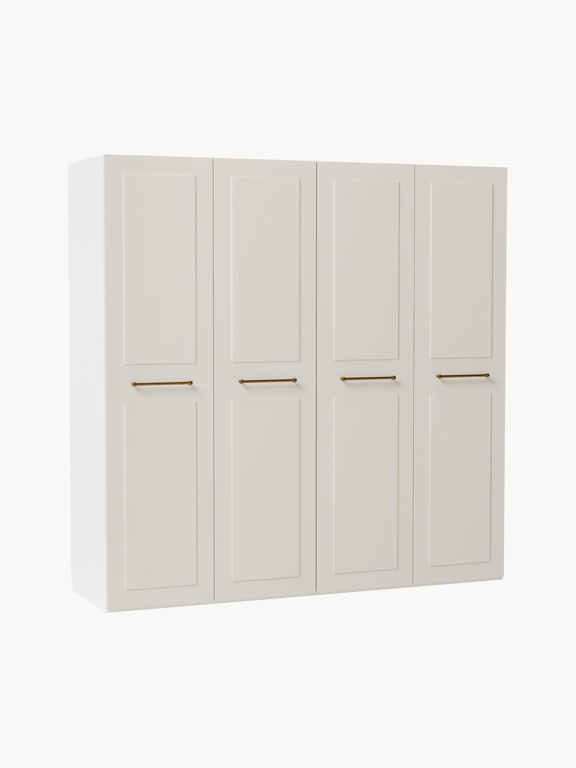 Lux Charlotte Modular Hinged-Door Wardrobe in Various Sizes, 200 cm Wide