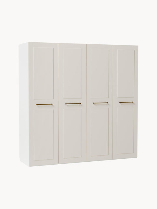 Lux Charlotte Modular Hinged-Door Wardrobe in Various Sizes, 200 cm Wide
