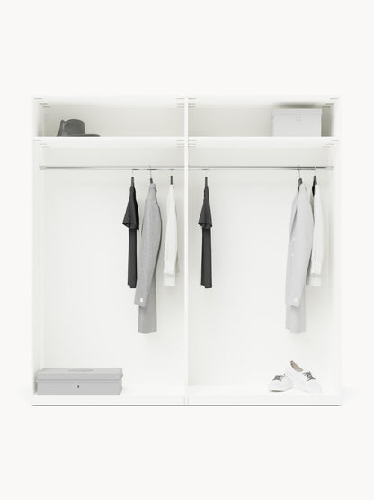 Lux Charlotte Modular Hinged-Door Wardrobe in Various Sizes, 200 cm Wide
