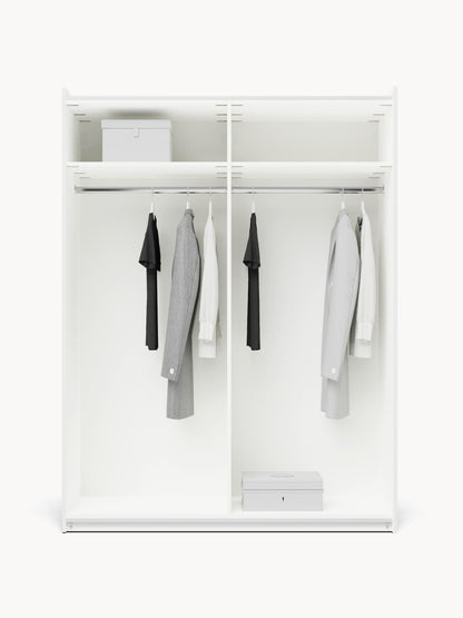 Lux Charlotte Modular Sliding-Door Wardrobe in Various Sizes, 150 cm Wide