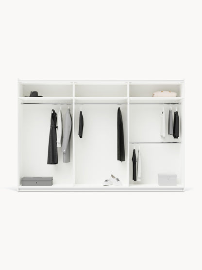 Lux Charlotte Modular Wardrobe with Sliding Doors, in Various Sizes, 300 cm Wide
