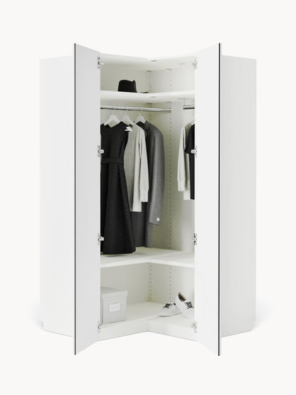 Lux Charlotte Wardrobe for Corners, Modular, 115 cm Wide