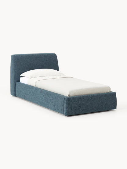 Lux Cloud Single Bouclé Bed with Storage