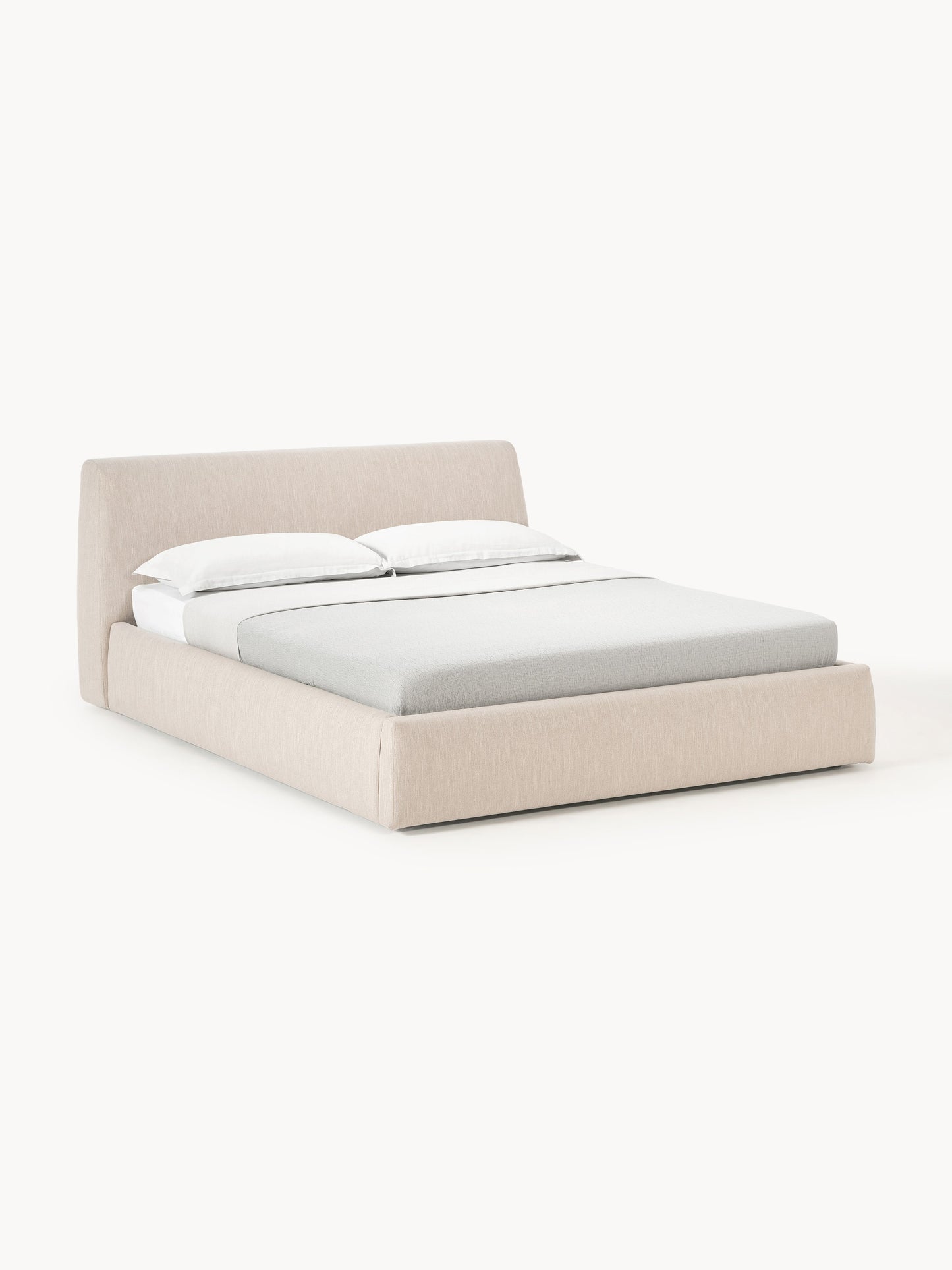 Lux Cloud Storage Bed with Upholstery