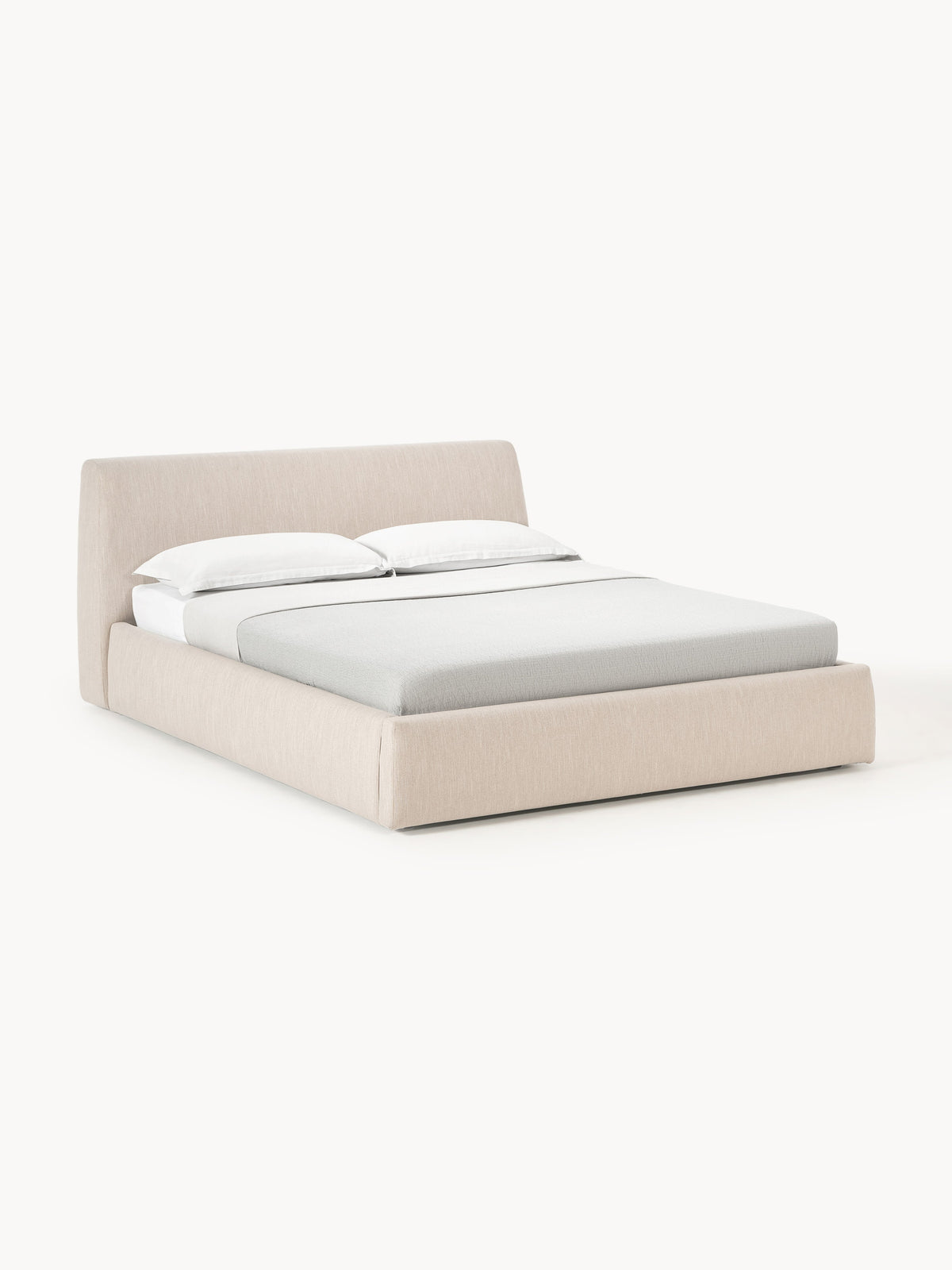 Lux Cloud Storage Bed with Upholstery