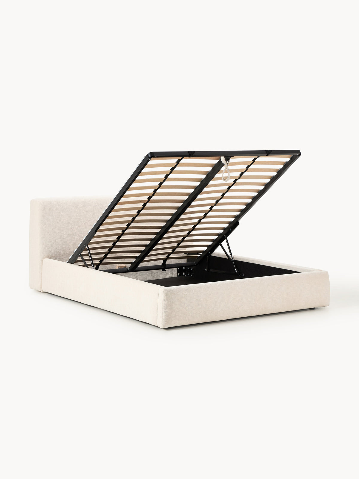 Lux Cloud Storage Bed with Upholstery