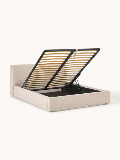 Lux Cloud Storage Bed with Upholstery