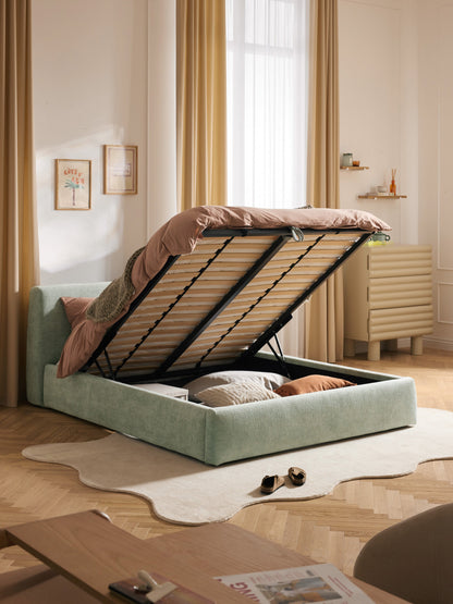 Lux Cloud Storage Bed with Upholstery