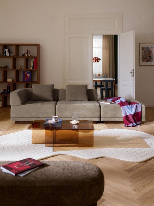 Lux Colin Modular Couch with Ottoman (4-Seater)