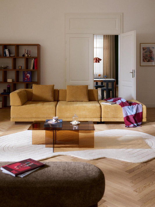 Lux Colin Modular Couch with Ottoman (4-Seater)