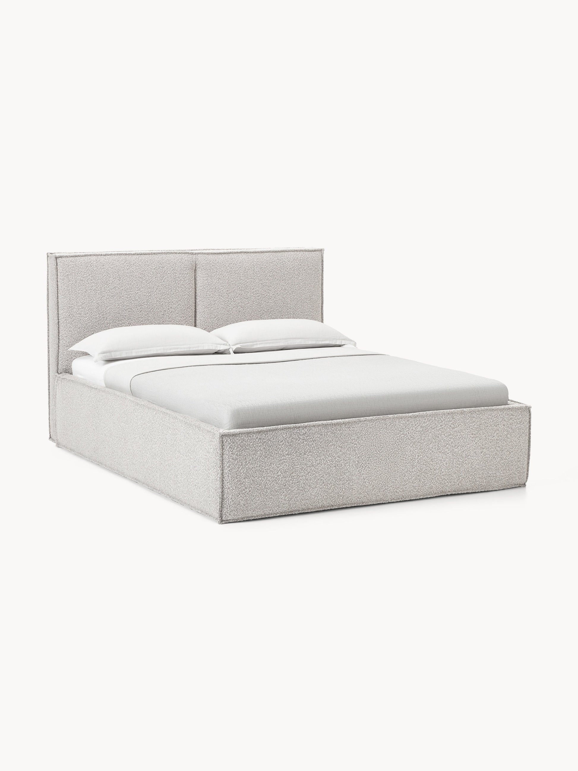 Lux Dream Bouclé Bed, Upholstered