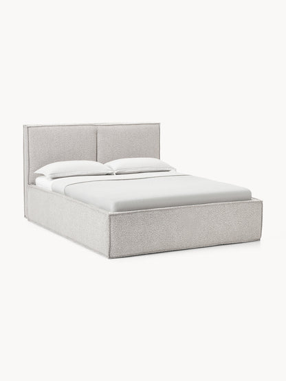 Lux Dream Bouclé Bed, Upholstered