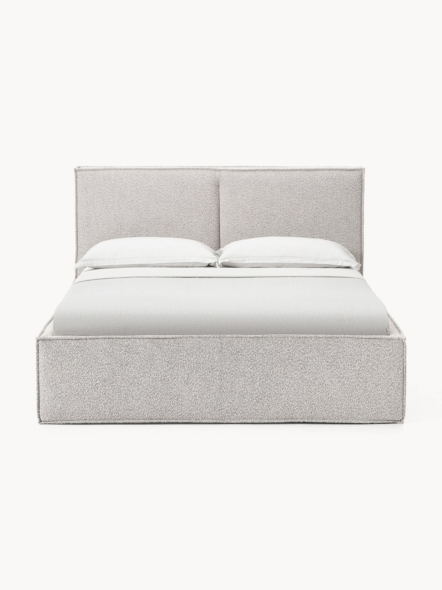 Lux Dream Bouclé Bed, Upholstered
