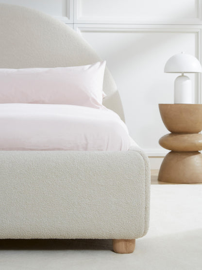 Lux Ebba Teddy Bed, Upholstered