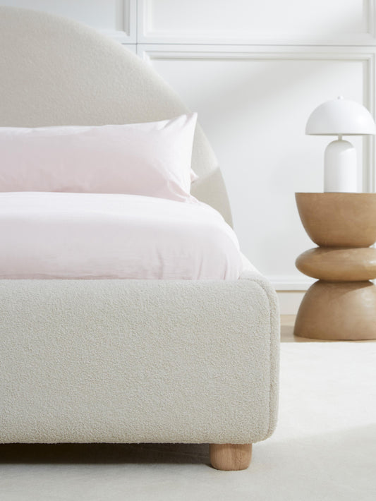 Lux Ebba Teddy Bed, Upholstered